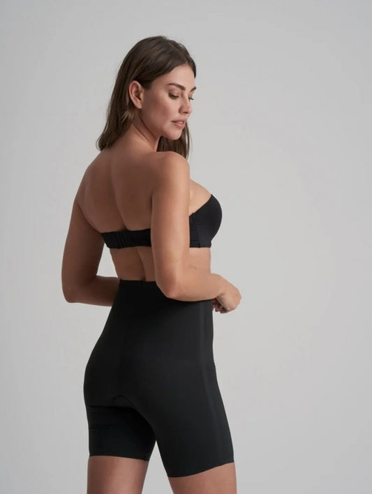Itin stiprios kompresijos besiūliai formuojantys šortukai WAIST CONTROL BLACK