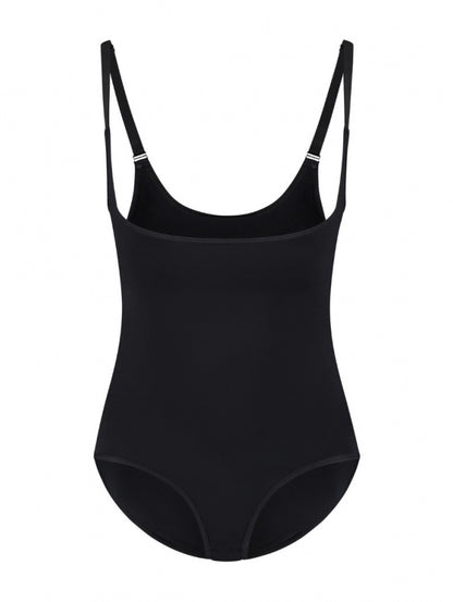 Stiprios kompresijos formuojantis bodis SOFT TOUCH OPEN BUST BLACK