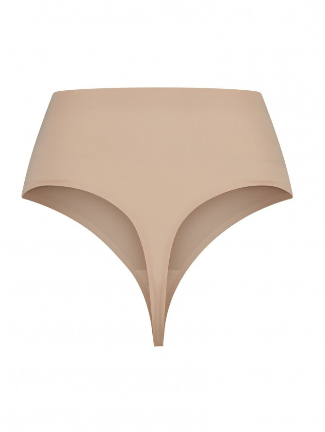 Lengvos kompresijos besiūlės formuojančios tanga kelnaitės INVISIBLE THONG NUDE